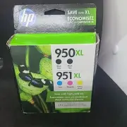 HP 950XL/951XL Black/Cyan/Magenta/Yellow High Yield Ink Cartridge Exp March 2020