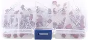 100pcs 10 Values CBB Polypropylene Spark Plug 12v Ball Float Switch Capacitor Assortment Kit 10nF-470nF Metalized Film Capacitor with Storage Box for Electronics DIY