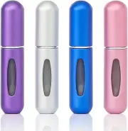 YOCASII 4PCS Portable Mini Refillable Perfume Atomizer Bottle, Refillable