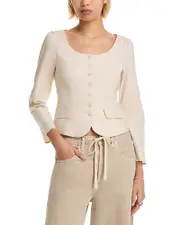 French Connection Inga Poplin Button Up Top