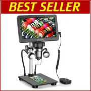 7'' HD Digital Microscope 1200X with 12MP Camera - Perfect for Soldering & Coins