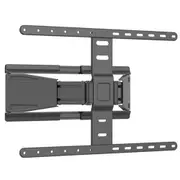 Brateck LPA79-464 43"-90" Full Motion Ultra-Slim TV Wall Mount Bracket. VESASupportupto600x400.Profile 19.5-250mm. Bubble Level Included. Tilt 7 Swivel. Max Load 50Kgs. Matte Black Colour [LPA79-464]