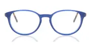 Oval Full Rim Plastic Women’s Glasses Online Blue Size 48 - Lenses Included - Private Health Rebate - Blue Light Block - SmartBuy Collection