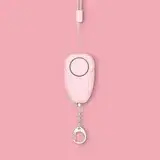 在飛比找遠傳friDay購物優惠-逸奇e-Kit 充電款馬卡龍粉色雙聲隨身警報器吊飾 KS-X