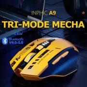 A9 Wireless Bluetooth Silent Mouse, Three-mode Mouse, Suitable for Computers New