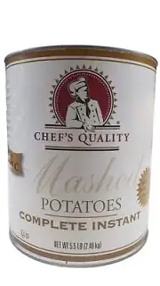 Chef's Quality Mashed Potatoes Complete Instant 5.43 Lb.