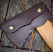 axe hatchet blade scabbard sheath cover case waist belt bag holder leather W564