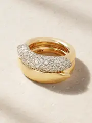 [Uniform Object] Uniform Object - Shard 18-karat Gold Diamond Ring - 7 7 Gold