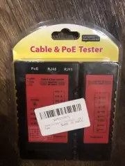 Telephone Network LAN Cable Wire Tester & PoE Finder Combo Tool RJ45 RJ11 RJ12