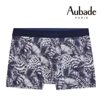 在飛比找momo購物網優惠-【Aubade】舒棉頂級莫代爾棉 法國進口 彈性四角男褲 平