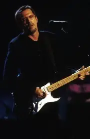 Eric Clapton during Crossroads Benefit at the Madison Square Garde- Old Photo