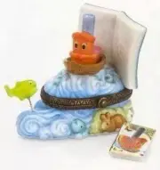 Scuffy the Tugboat PHB Porcelain Hinged Box by Midwest of Cannon Falls