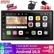 ATOTO S8MS 7IN Car Stereo 2DIN 4G GPS Track Navi Radio 4+32G+ Rearview HD Camera