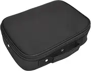 Gatuida Hairdressing Toolbox Tools Stylist Carrying Storage Hairdresser Kit Bag Barbering Scissors Barber Tool Kit Case Barber Kit Haircut Cutting Black Fabric