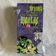 THE INCREDIBLE HULK WAX TRADING CARD BOX 1991 COMIC IMAGES FACTORY NEW UNOPENED