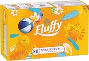 Fluffy Laundry Dryer Sheets, 80pk, Morning Sun, Long Lasting Fragrance