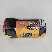 Naruto Shippuden X Hello Kitty Plush Throw Crossover Collab Super Soft Brand New