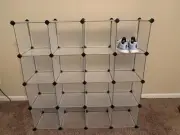 Cube Storage, Plastic Cube Organizer Units, DIY Modular Closet Cabinet