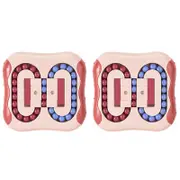 Children's Puzzle Decompression Special Shape Magic Cube Ball Game Creative Fidget Bean Toy - 2 packs