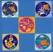 15 Finding Nemo Magical Seas - Large Stickers - Party Favors