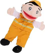 LRXIYODE Cartoon Finger Puppets for Boy Girl Sanitation Worker Hand Puppet Engaging Family Game Doll Safe Toy for Storytelling and Playtime and Practical Design