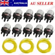 10 Primer Bulb Fuel Line For Ryobi Stihl Mcculloch Talon Trimmer Whipper Snipper