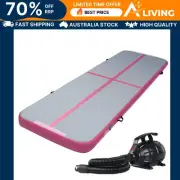 GoFun 3X1M Inflatable Air Track Mat with Pump Tumbling Gymnastics Pink Gym K-AP1