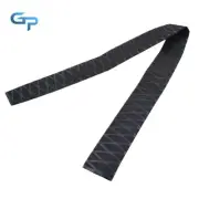 Durable 39'' For Rod Grips Black Heat Shrinkable Wrap Tubing Flat Width 64mm