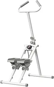 Foldable Stair Stepper for Exercises, Stair Climber with LCD Display and Non-Slip Pedal, Height Adjustable Stepper, Vertical Climbing Cardio Exercise Stair Stepper for Home and Office Exercises