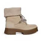 UGG ASHTON HIKER MUSTARD SEED LEATHER WATERPROOF WOMEN'S BOOTS SIZE US 8 NEW