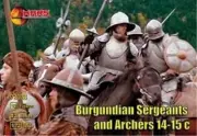 Mars 1/72nd Scale Plastic 14th-15th Cent Burgundian Sergeants & Archers 72026