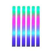 6Pcs Light Foam Sticks,LED Foam Sticks Glow Batons with 3 Modes Flashing 3704