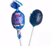 48 PIECE BULK BLUE RAZZ BERRY RASPBERRY CHARMS BLOW POPS CANDY LOLLIPOPS FRESH!
