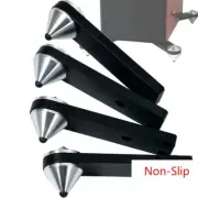 4 PCS Non-Slip Speaker Spike Feet Stand Aluminium Shock Absorbing Isolation Foot