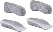 OHPHCALL 2 Pairs Insole Sport Heel Lift Inserts for Women Heightening Insoles Invisible Height Increase