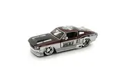 Maisto Licensed 1:24 Scale Harley Davidson Ford Mustang GT 1967 Diecast Model Car Brown&Silver