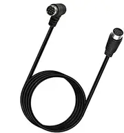 DIN Audio Cable, 70.8 Inch Male to Female Adapter Cable, 9-Pin Cord, Plug and Play Connector for TV Receiver Monitor Projector