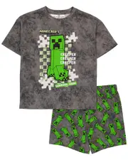 Boy 8-16 Minecraft Knit Pj