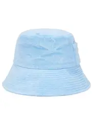 Lack OF Color Wave Blue Terrycloth Bucket hat - Light Blue S/M