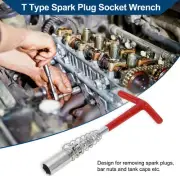T-Handle 16mm Hexagon Spark Plug Socket Wrench Spanner Socket Remover 225x89mm
