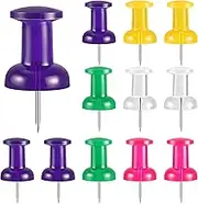 40 Count 1.8 Inch Jumbo Push Pins for Cork Board, Giant Colored Push Pins Large Thumb Tacks for Bulletin Boards Wall Map Painting Craft Projects