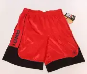 SMALL New And1 Mens Basketball Gym Workout Shorts Adjustable Waist Red black
