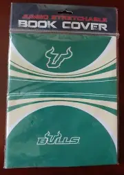 Stretchable Jumbo Book Cover USF Bulls-University of South Fl. New/Sealed