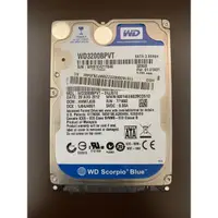 在飛比找蝦皮購物優惠-中古 2.5吋硬碟 WD 320GB/5400RPM/9.5