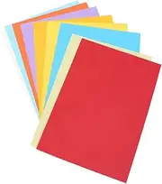 COHEALI DIY Handmade a Cream Paper Sheets Linen Copy Paper Multi Bright Smooth for Certificates