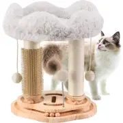 Cat Tree for Indoor Kittens,Cat Scratching Post with Bed for Cats,Cat Self Gr...