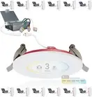 12 Pack 3 Inch 2 Hour Fire Rated Ultra-Thin LED Recessed Light Canless Wafer