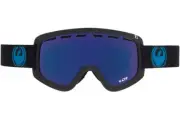 New Dragon D1 Ski Snowboard Goggles Jet - Dark Smoke Blue Ion / Yellow Red Bonus