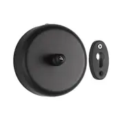 Black Round Wall Mounted Retractable Clothesline for Bathroom Balcony Hotel Use