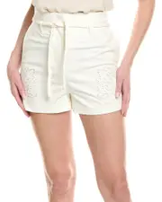 Derek Lam 10 Crosby Rue High-Waist Short
